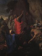 Nicolas Poussin Moses Bringing Forth Water from the Rock oil painting artist